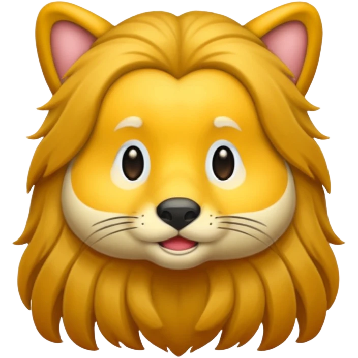 long haired animal emoji
