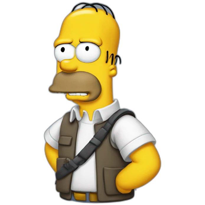 Homer étrangle bart emoji