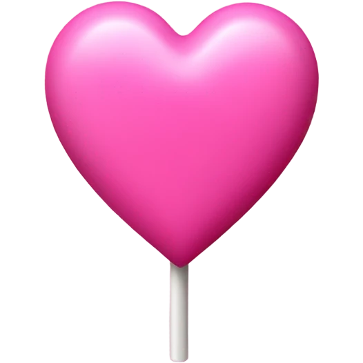 Pink Heart candy emoji