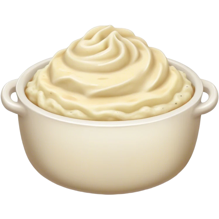 mashed potatoes and gravy emoji