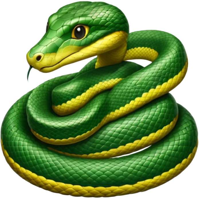 baby anaconda curled up emoji