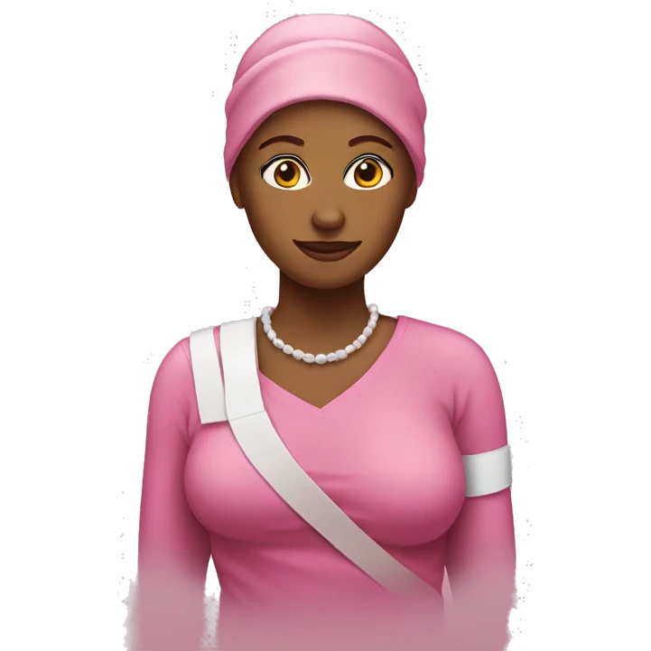 female breast cancer survivor emoji