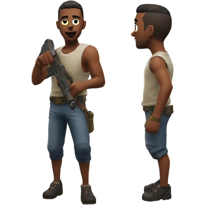 Random guy gaming Fortnite emoji