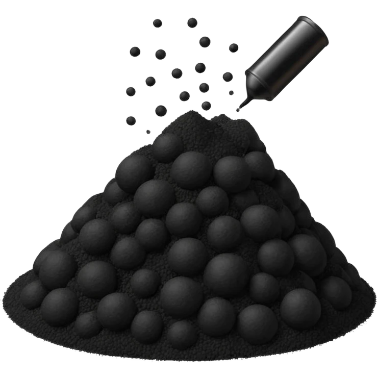 black insecticide emoji