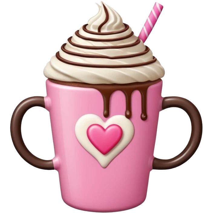 Pink mocha aesthetic  no use face emoji