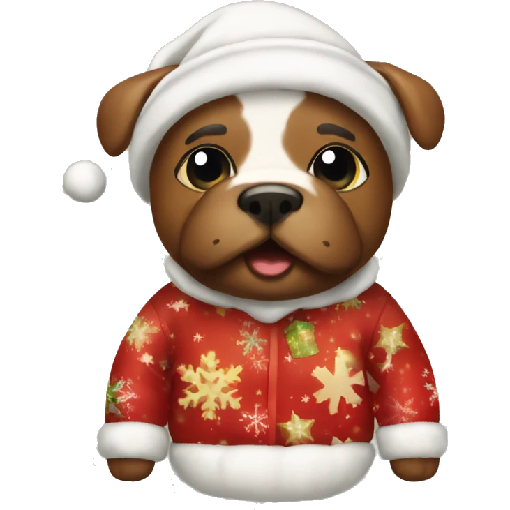 multi poo wearing Christmas pajamas  emoji