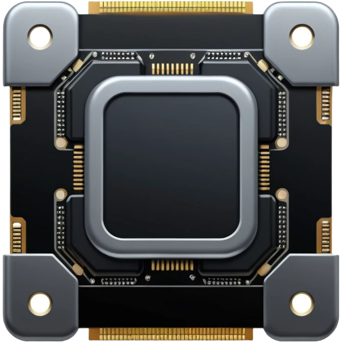 a graphics processing unit (GPU) emoji