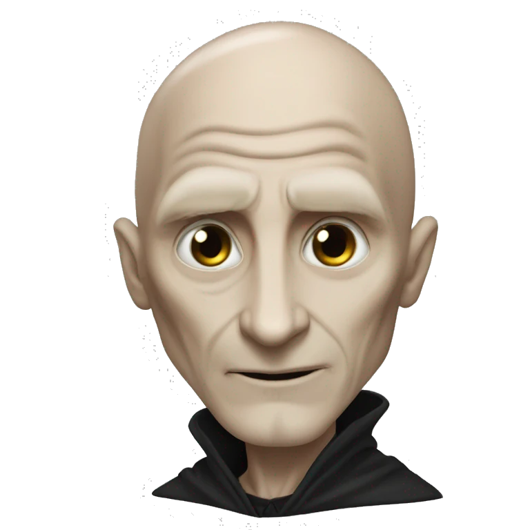 lord voldemort as harry potter with scar emoji