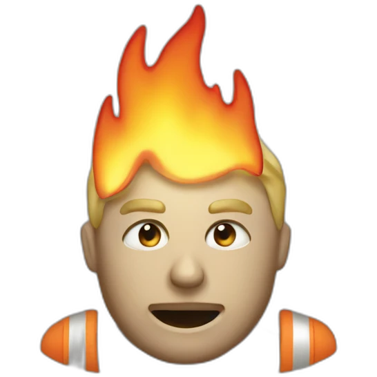 Data on fire emoji