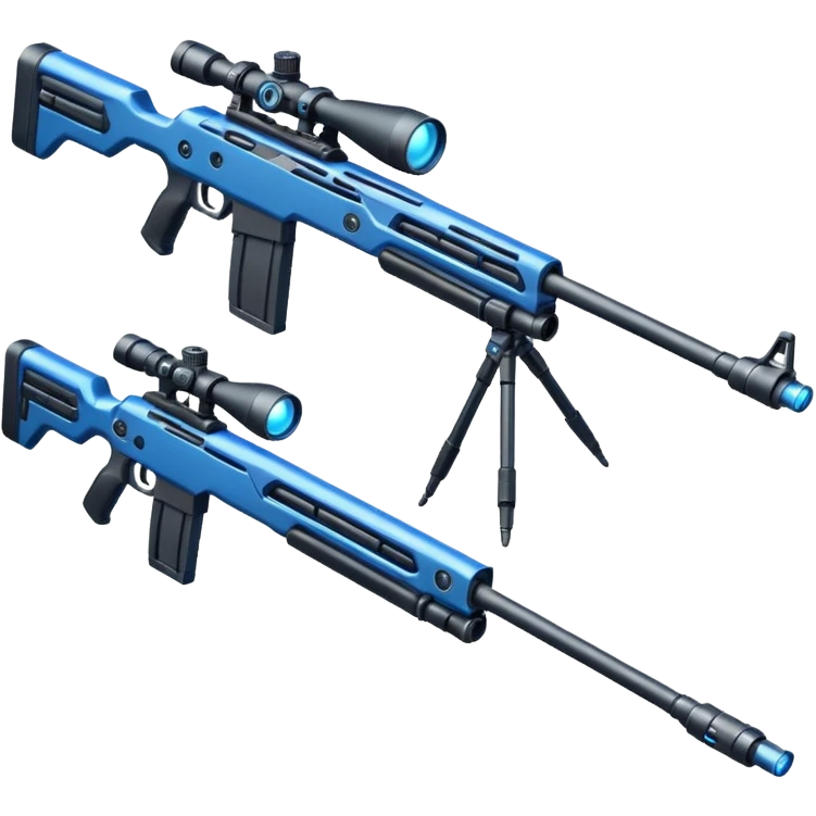 sleek futuristic sniper rifle, extremely long barrel, missile elements, high-tech attachments. add electronic components make the barrel longer emoji