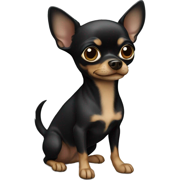 Black chihuahua emoji