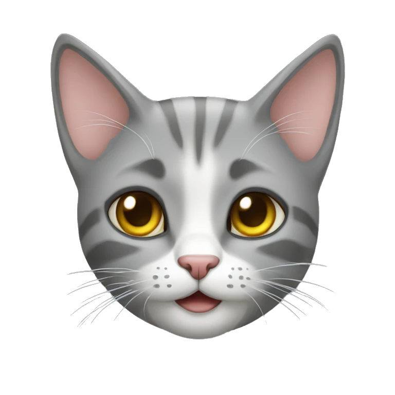 Gato gris emoji