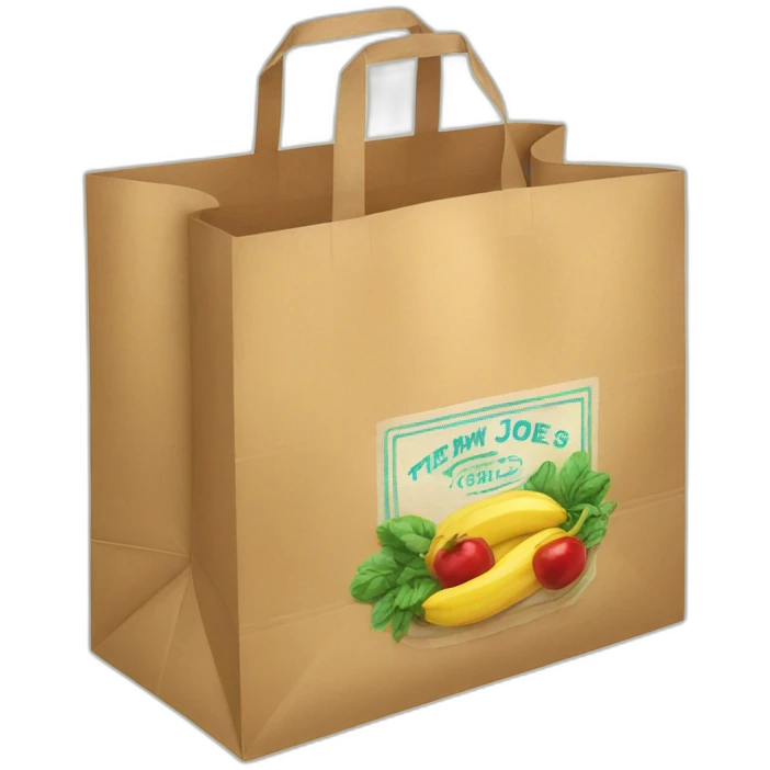 Trader Joes bag emoji