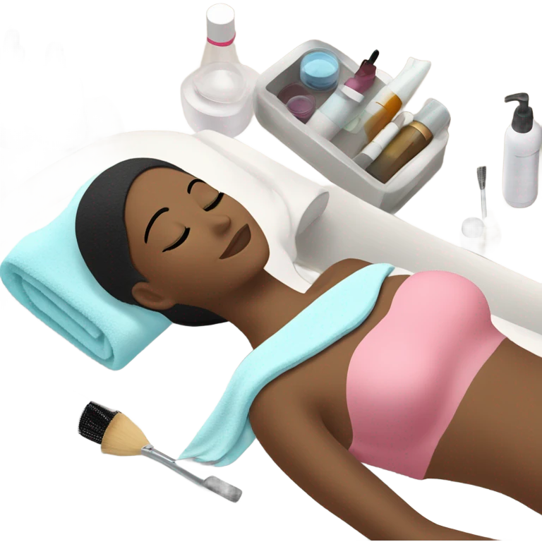 spa at a cosmetologist emoji