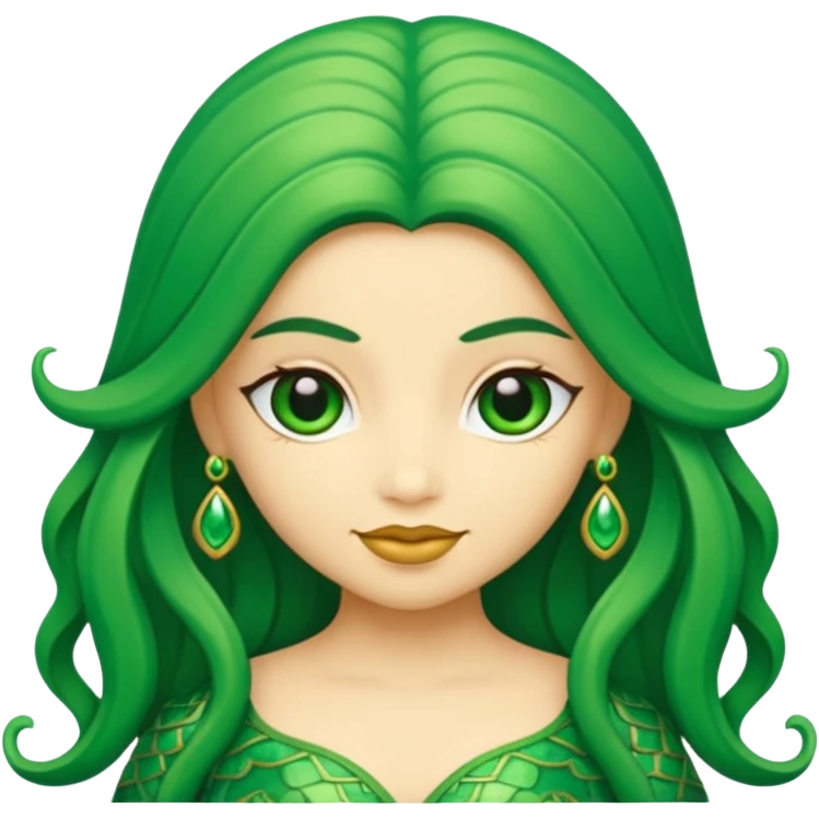 el shrak green maja emoji