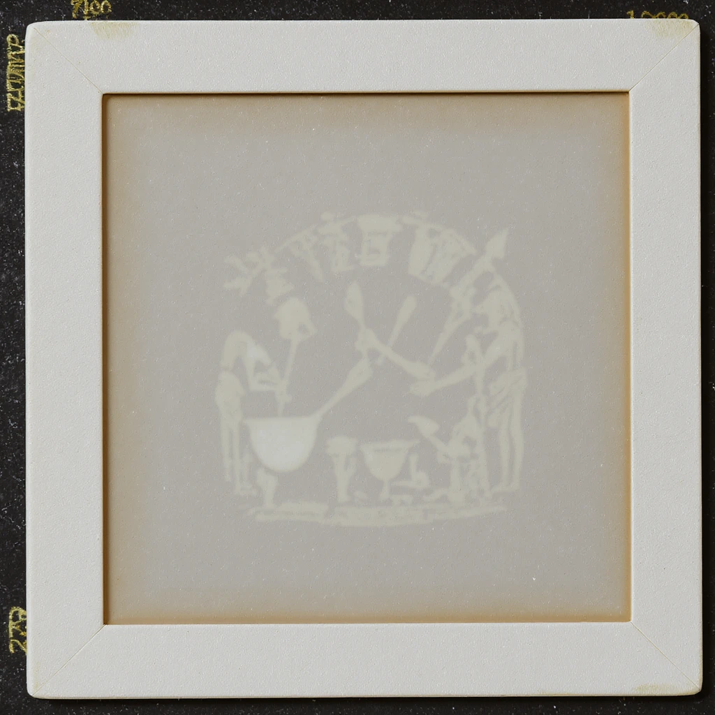 ancient Egyptian cooking scene in hieroglyphic style emoji