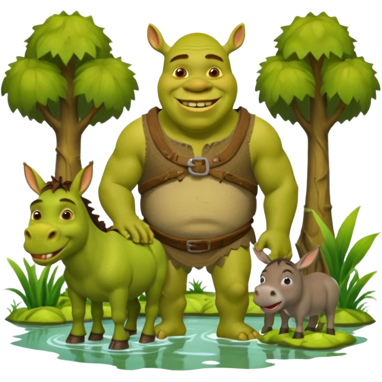 Starter pack shrek  emoji