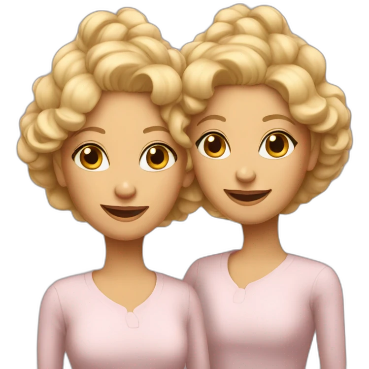 54 year old blond twin sisters emoji