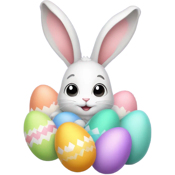 Rabbit Easter cute emoji