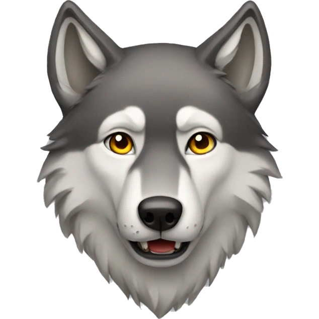Male wolf  emoji