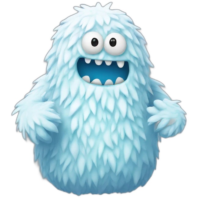 Snow monster emoji