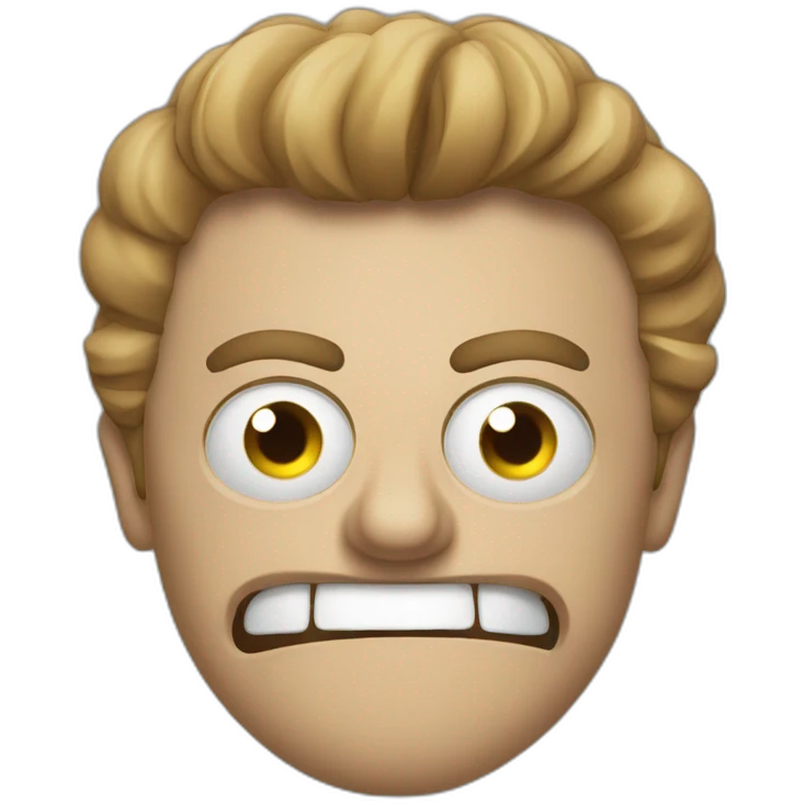 angry at computer after an email response emoji
