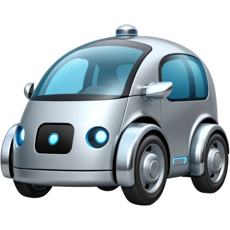 future delivery car robot emoji