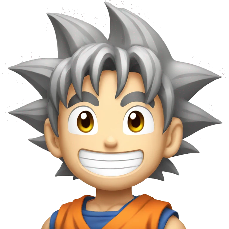 Goku smiling emoji