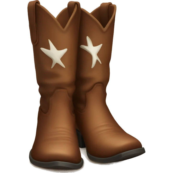 Cowboy boots emoji