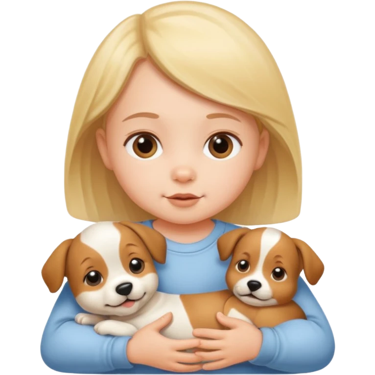 Baby with Dog. emoji