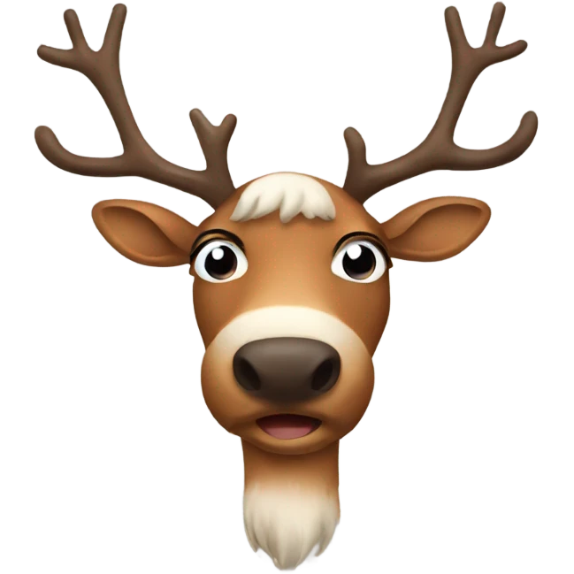 Reindeer emoji