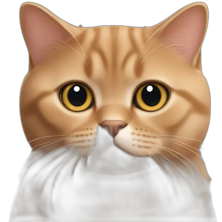 cinnamon colored thick british shorthair emoji