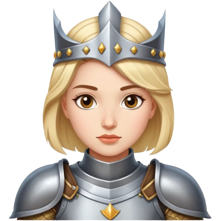 female knight, warrior, beatifull, princess emoji
