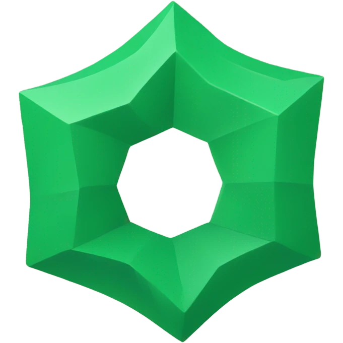 green shape emoji