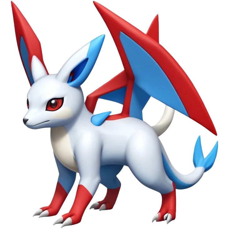  Cute Guilmon-Latias-Umbreon-Fakémon-hybrid-creature (full body)  emoji
