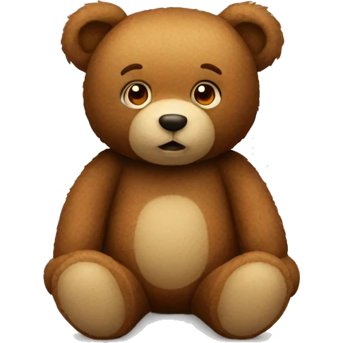 teddy bear op view emoji