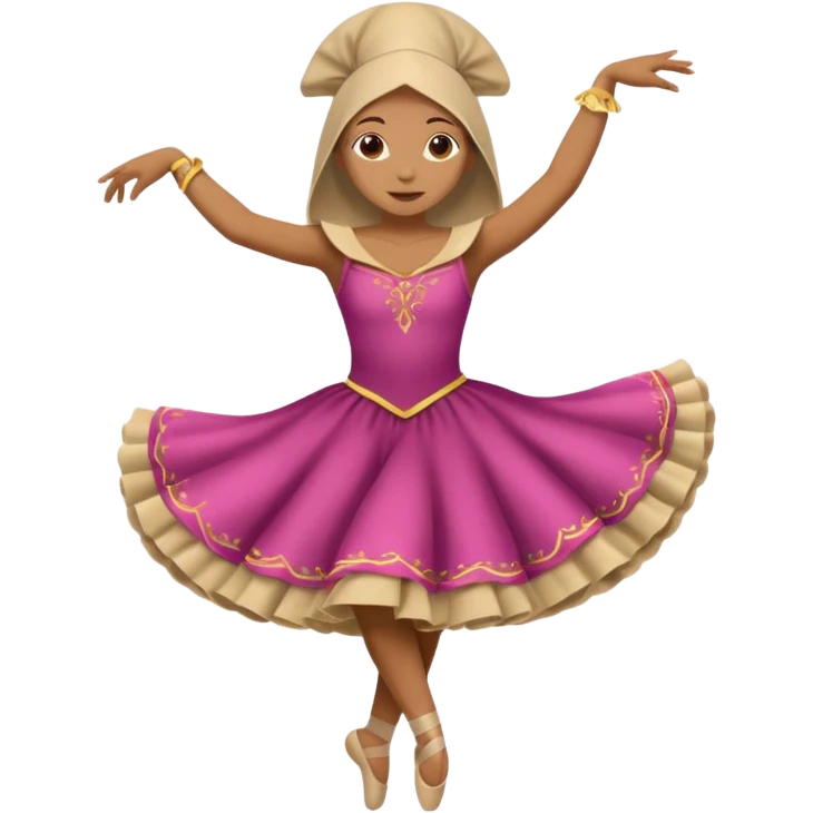 Tung tung tung SAHUR with balarina capuchinna dancing together  emoji