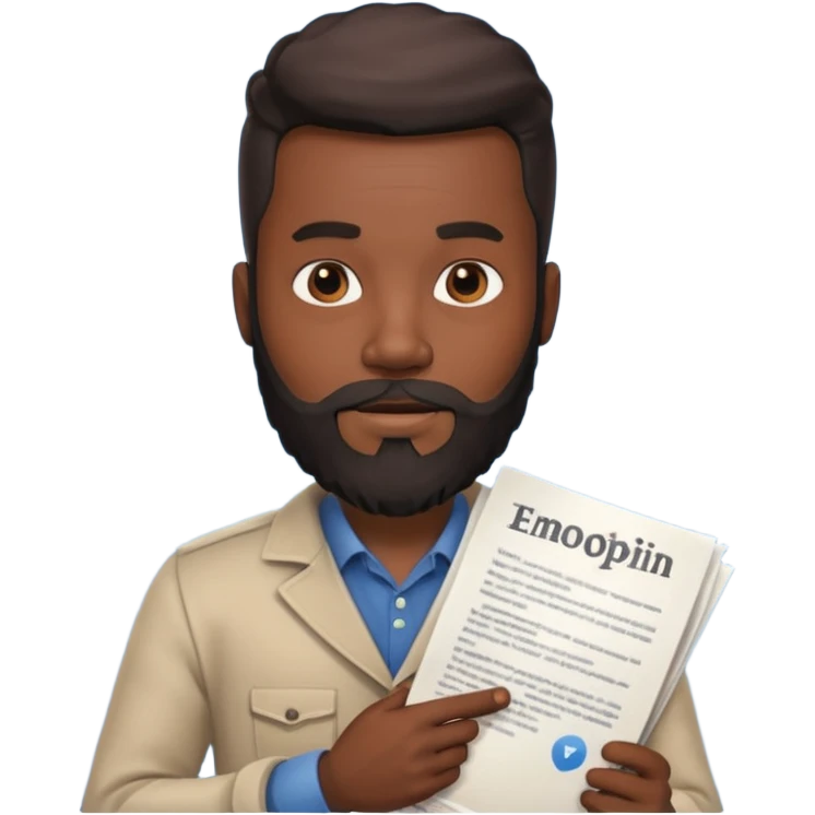 document american id blackman fullbeard emoji