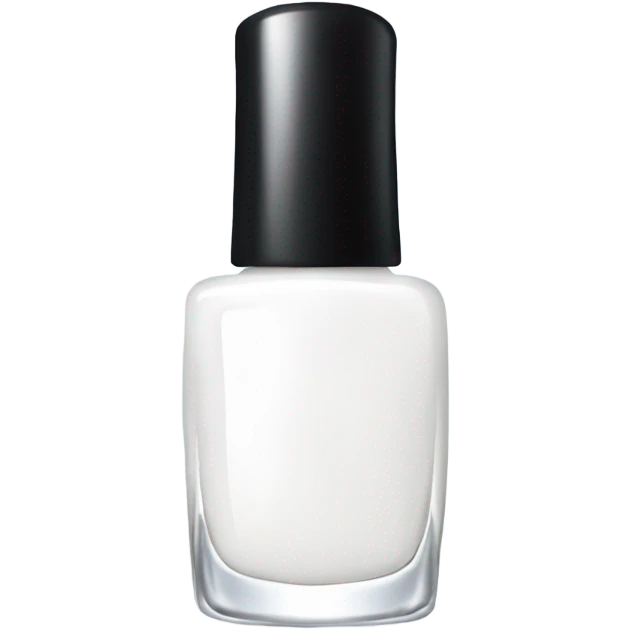 White nail polish emoji