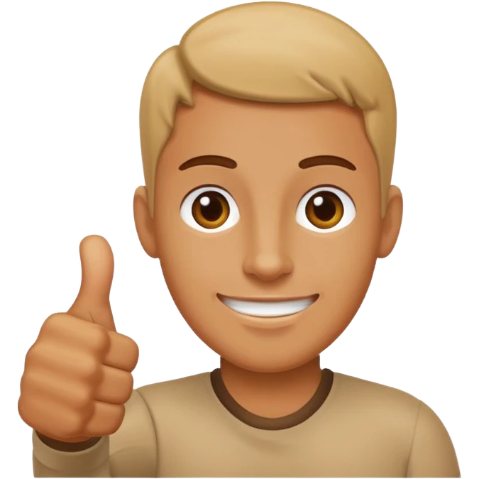 Person giving thumbs up emoji