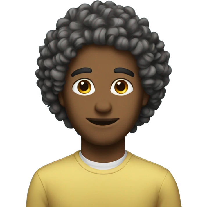 Only hair that is curly emoji