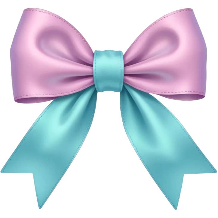 whith cute ribben like ios emoji