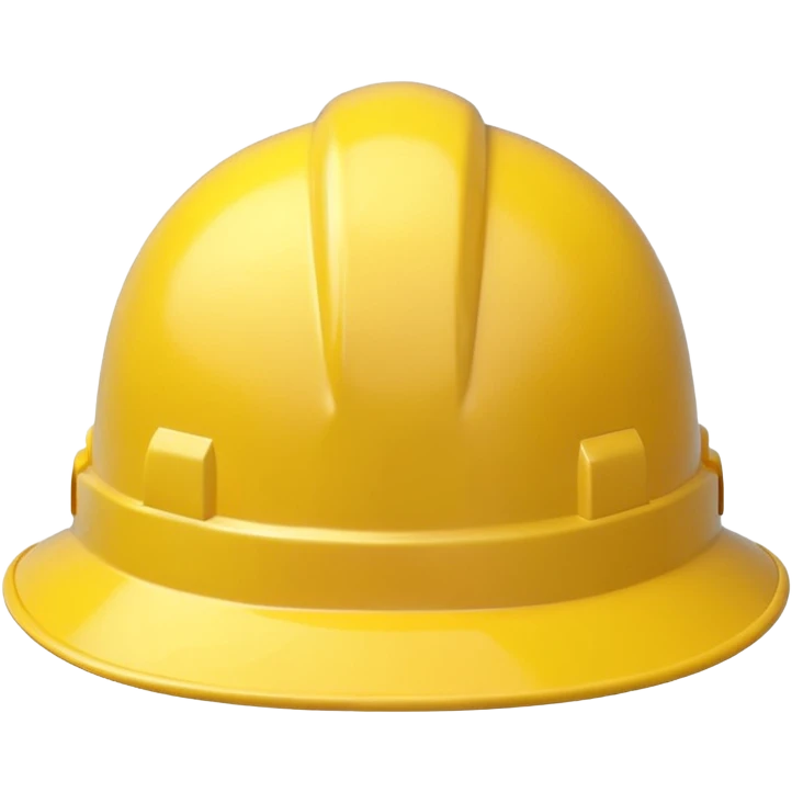 a hardhat with a lemon on the hard hat emoji