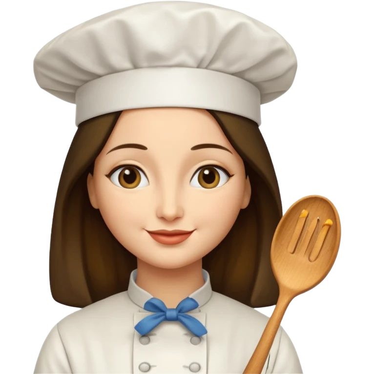 MonaLisa's famous photo but doing a chef kiss animated emoji