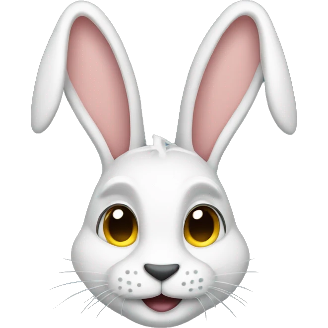 Jack rabbit holding an iPad  emoji
