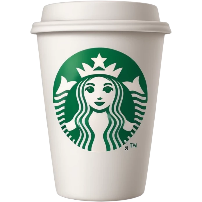 Starbucks coffee cup emoji