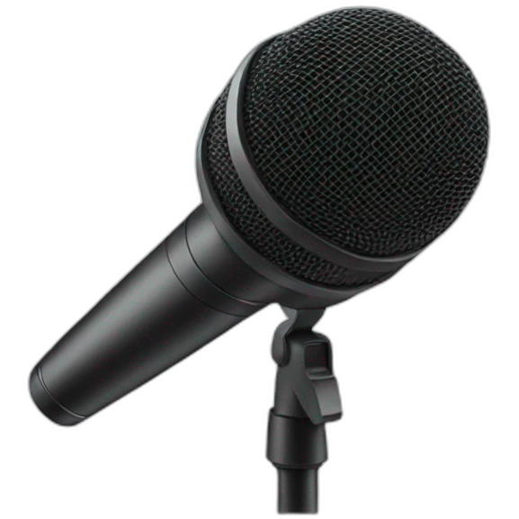 reporter microphone emoji