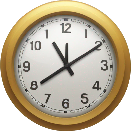 Clock emoji
