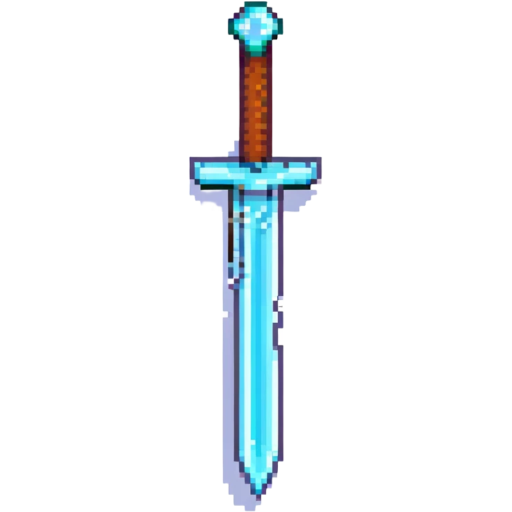 minecraft diamond sword emoji