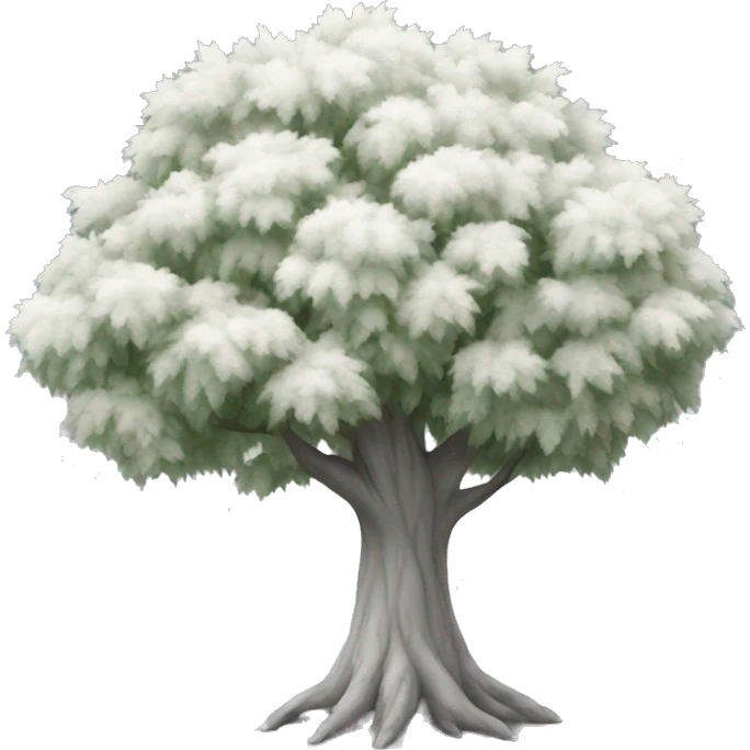 White tree emoji